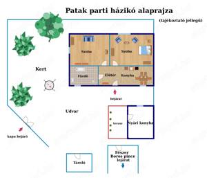 Márianosztrán eladó patak parti ház - kép 16