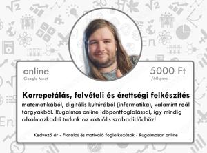 Online matematika magánórák - felvételi, érettségi felkészítés