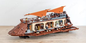 Lego komp. Star Wars 75397 Jabba vitorlás bárkája Sail Barge UCS 3942db Lepin ÚJ - kép 8