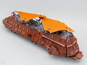 Lego komp. Star Wars 75397 Jabba vitorlás bárkája Sail Barge UCS 3942db Lepin ÚJ - kép 7