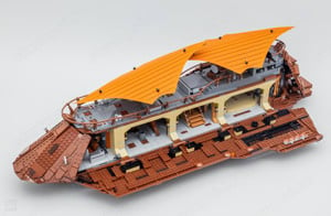 Lego komp. Star Wars 75397 Jabba vitorlás bárkája Sail Barge UCS 3942db Lepin ÚJ - kép 8