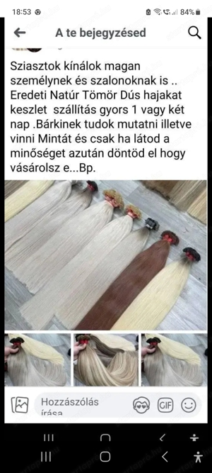 Jo minőségű emberi hajak minden szinben