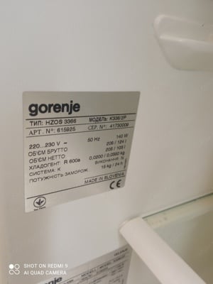 Gorenje egyedi hűtő!  - kép 3