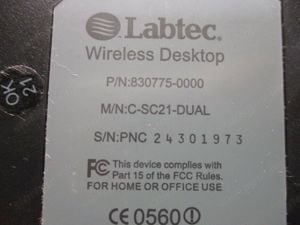 Keresek: Labtec Wireless Desktop Receiver C-SC21-DUAL - kép 5