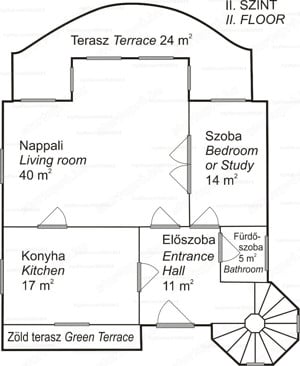 Budapesten a II. kerületben, örökpanorámás villa eladó! - kép 15