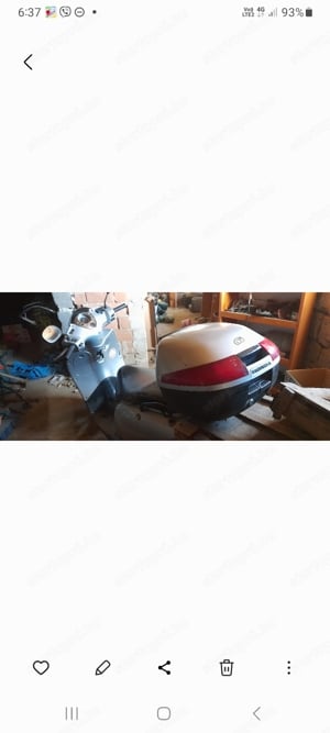 Honda Nes 125 gyári sisaktartó doboz - kép 3