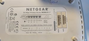  Netgear WGR614 v7 Wifi router + Tápegység 12V 1A - kép 3