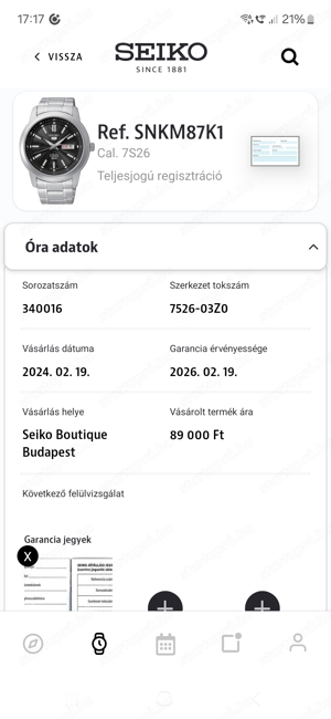 Seiko automata óra eladó - kép 8