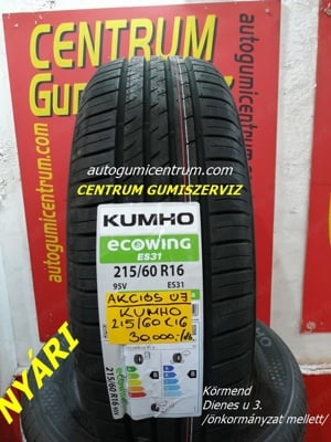 Kumho nyári új gumik - kép 5