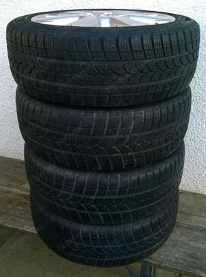 Eladó 4db 17-es 5x110-es Opel alufelni gumival - kép 3