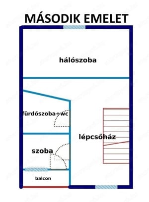 Nyíregyháza belvárosban 215 nm-es 4 szoba-nappalis sorház garázzsal-udvarral eladó! - kép 12