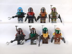 Lego Star Wars figurák Mandalóri Törzs Boba Fett Mandalorian Super Commando Death Watch ÚJ