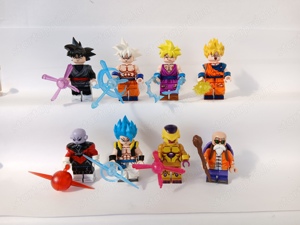 Lego Dragon Ball Z figurák Son Goku Black Roshi Gohan Gogeta Gold Frieza ÚJ - kép 3