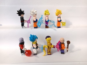 Lego Dragon Ball Z figurák Son Goku Black Roshi Gohan Gogeta Gold Frieza ÚJ - kép 4