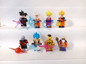 Lego Dragon Ball Z figurák Son Goku Black Roshi Gohan Gogeta Gold Frieza ÚJ - kép 2