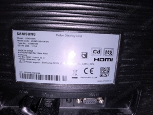 Samsung S24D330H Monitor Alig Használt HDMI kábellel - kép 2