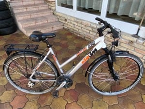 Ktm 28-as aluvázas agydinamós újszerű Trekking Shimano felszereltséggel 51cm - kép 3