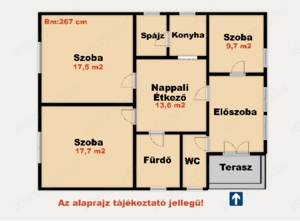 Kunfehértó központjában nappali+3 szobás családi ház pincével, garázzsal!  - kép 2