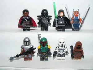 Lego Star Wars figurák Ahsoka Boba Fett Dark Trooper Jawa Moff Gideon figura ÚJ - kép 4