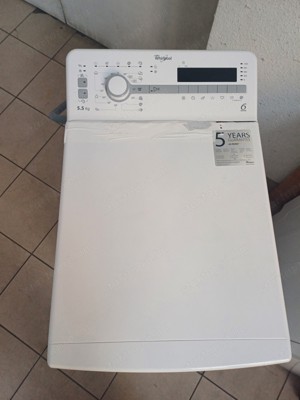 Használt Whirlpool TDLR 55110 Felültöltős Mosógép [H16674] 1-3 hónap garanciával - kép 1