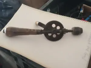 Retro amerikáner kézi fúró, furdancs 10000ft óbuda hagyatékból müködok csak ami a képen van az eladó - kép 2