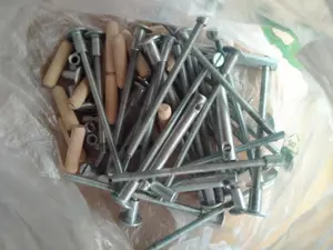 IKEA natúr színű fenyő félmagas gallériás ágyrácsokkal, matrac nélkül. - kép 4