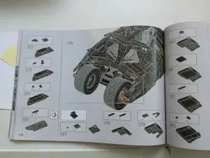 Lego komp. Super Heroes 76240 Batman autó Tumbler ( 76023 ) Batmobil 1869db Lepin ÚJ - kép 9