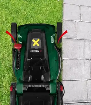 Parkside akkus fűnyíró 40 Voltos (2x20 V) dupla akkus, akku+töltő nélkül új bontatlan 3 év garancia - kép 12