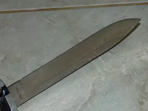Cserkészliliomos fémhüvelyes MIL-TEC túrakés kemping kés cserkész jeles új - kép 3