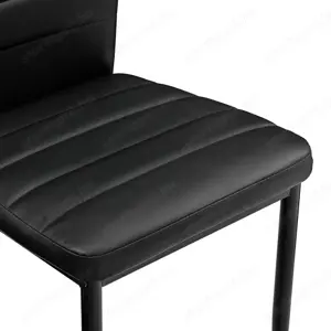 Coleta Nova II NEW étkezőszék Fekete 4 db - kép 3