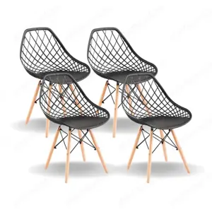 Parker Design szék - Fekete - 4 db