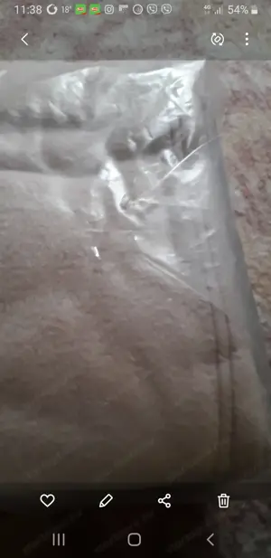 Két db pléd egyik világosabb másik sötétebb barna - kép 2