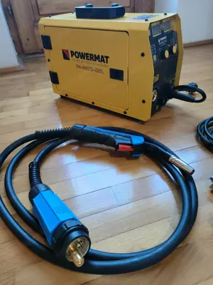 Powermat 220 Amper MIG-MAG Flux MMA TIG Co2 szinergikus hegesztő hegesztőgép, 2 év garancia, új - kép 4