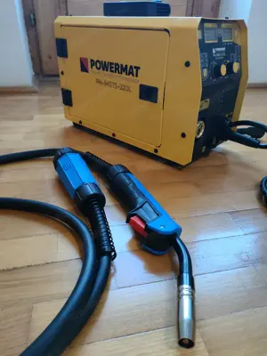 Powermat 220 Amper MIG-MAG Flux MMA TIG Co2 szinergikus hegesztő hegesztőgép, 2 év garancia, új - kép 6