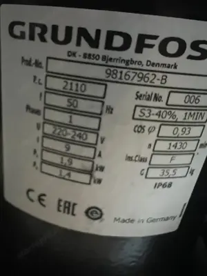 Eladó Grundfos Szennyvíz átemelő telep - kép 6