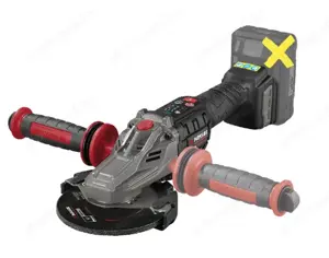 Parkside Performance PPWSFA 20 Li C4 20 Volt lapos fejű akkus flex sarokcsiszoló új 5 év garancia - kép 5