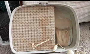 hagyatékból Supraphon lemezjátszó - nem működik 10000ft Hagyatékban találtam - Supraphone táskalemez - kép 3