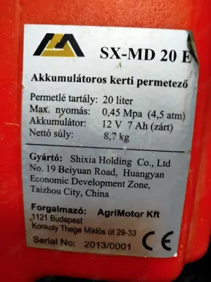 Akkus permetező eladó  - kép 3