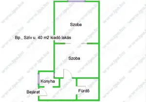 Kodály Köröndnél, 1. emeleti, 2 szobás, világos, csendes hátsó kertre néző, bútorozatlan lakás kiadó - kép 3
