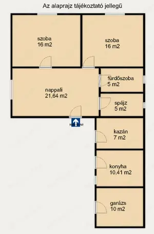 Szank Vörösmarty utcában 2 szoba + nappalis, azonnal költözhető családi ház eladó - kép 2
