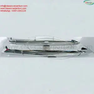 Simca 1200S coupé Bertone (1967-1971) bumpers by stainless steel new  - kép 2