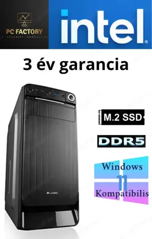 Pcfactory New Age 1-es számítógépünkre 3 év garanciát biztosítunk!
