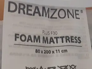 Jysk PLUS F30 Dreamzone szivacs matrac 80x200cm újszerű - kép 5