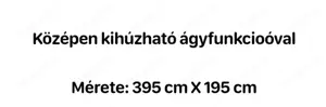 U alakú kanapé NAGY MÉRETŰ  - kép 4