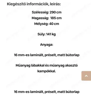 Előszoba fal (Új, bontatlan) - kép 2