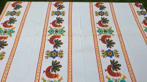 125 x 230 cm kakasos-népies asztalterítő eladó - kép 6