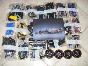 Lego komp. Technic 42206 Oracle Red Bull Racing RB20 F1 autó LEPIN ÚJ - kép 6