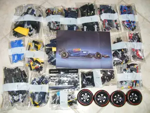 Lego komp. Technic 42206 Oracle Red Bull Racing RB20 F1 autó LEPIN ÚJ - kép 5