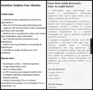 Multifunkcionális vibrátor és kötöző - kép 2