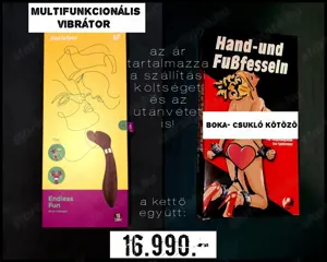 Multifunkcionális vibrátor és kötöző